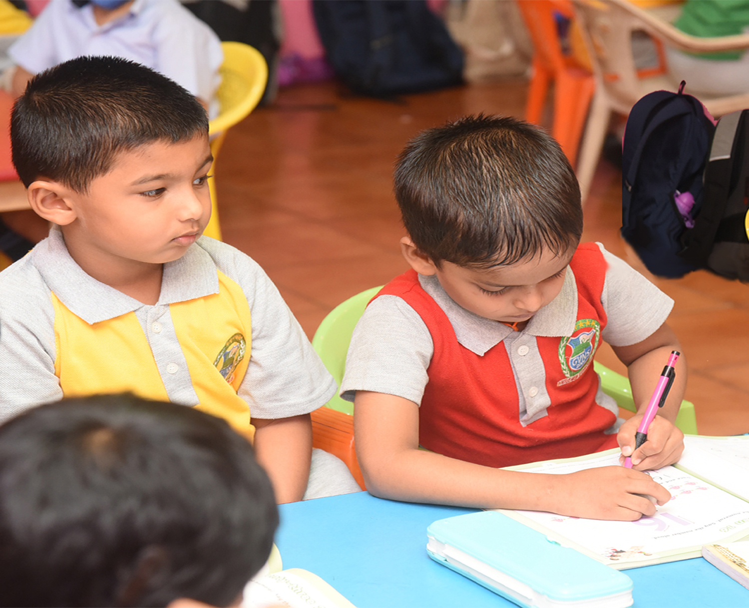 Kindergarten, (Grade I and II)