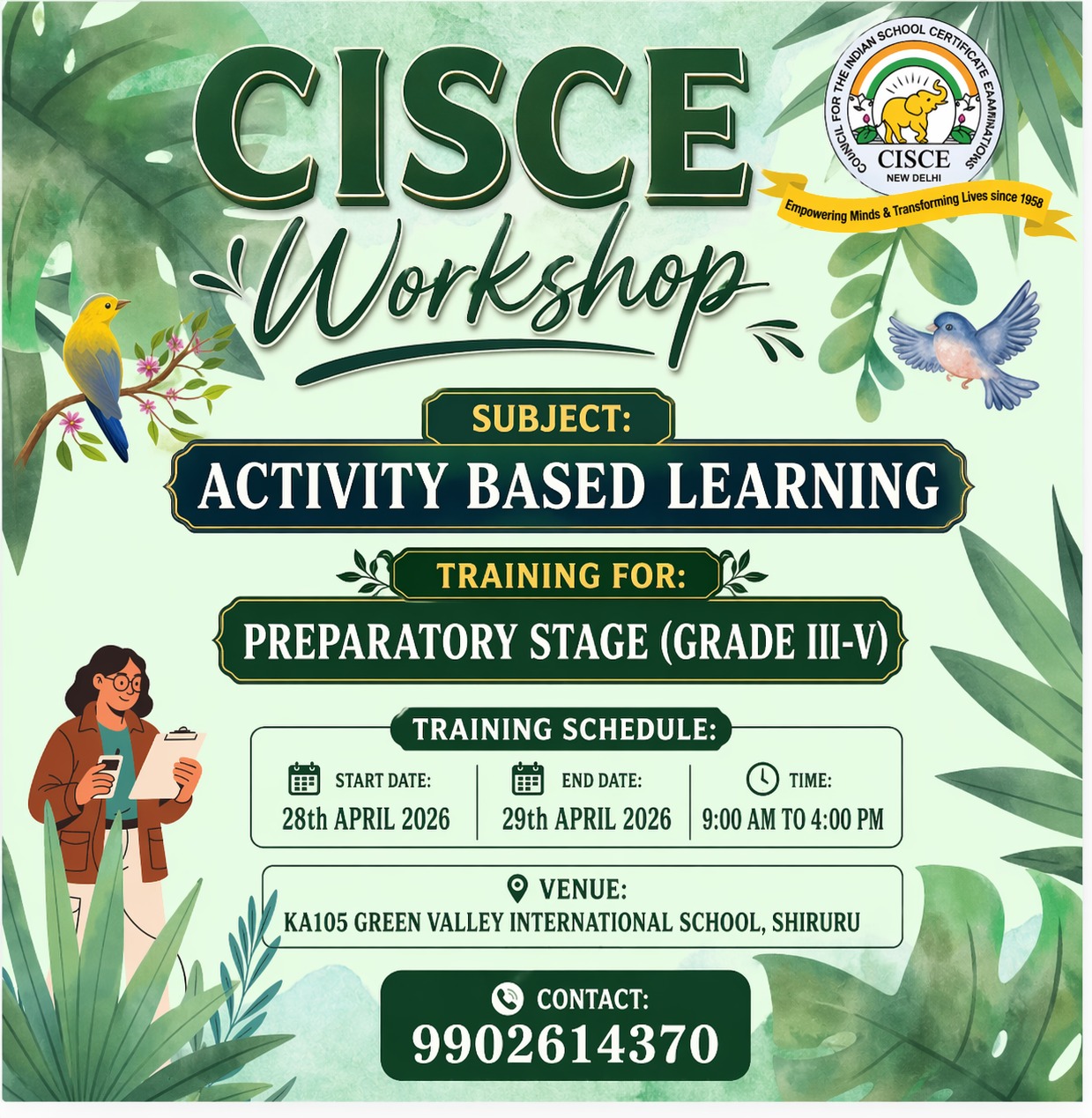 CISCE Workshop on Activity